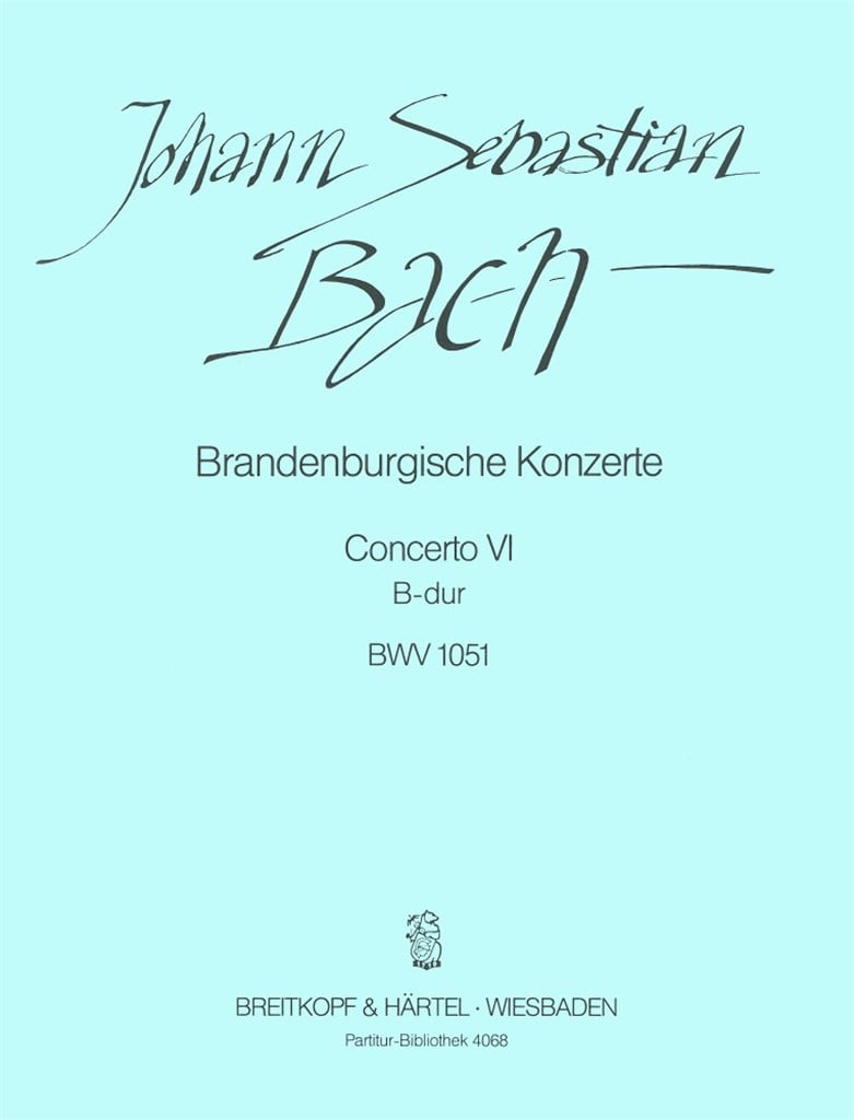 Brandenburg. Konz. 6 B BWV1051